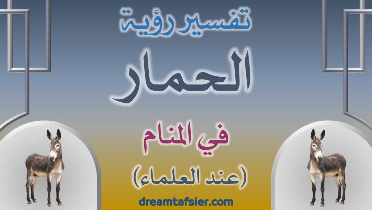تفسير رؤية الحمار في المنام (عند العلماء)