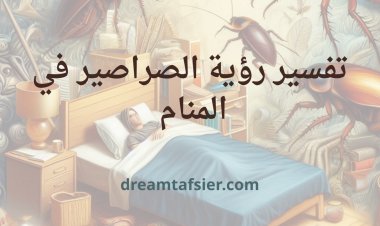 تفسير رؤية الصراصير في المنام