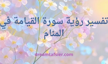 تفسير رؤية سورة القيامة في المنام