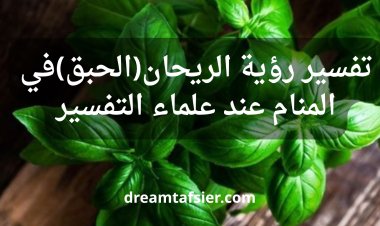 تفسير رؤية الريحان(الحبق) في المنام عند علماء التفسير