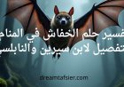تفسير  رؤية الخفاش(الوطواط) في المنام لابن سيرين والنابلسي
