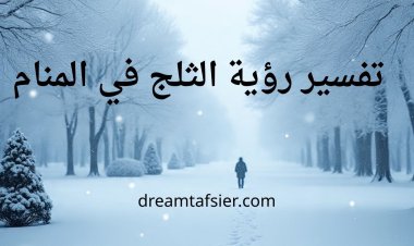 تفسير رؤية الثلج في المنام بالتفصيل